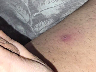 Step Mom Helping Step Son best Friend handjob his dick with kow erection