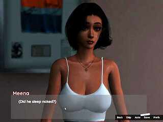 Indian Stepsister Sucking and Giving Deepthroat Blowjob to a Black Huge Cock