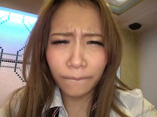Local Asian Teen Gangster Girl in Uniform - Homemade Hotel Banging