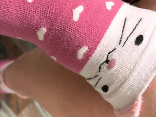 Zara Charm: Natural Hairy Striptease & Sock Fetish Session