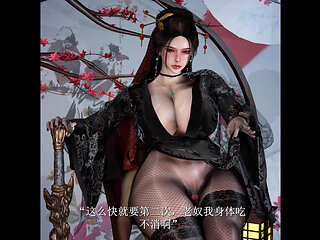 3D Super Hot Mature MILF Got Fucked by Old Big Cock