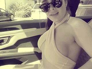 Big Ass Latina Pornstar Tru Kait in My New Lambo