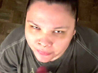 Homemade Amateur Blowjob and Facial No Makeup
