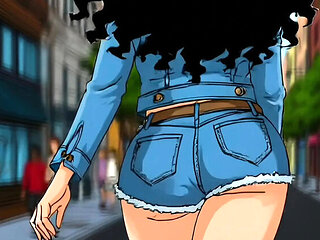 Horny Housewife Cuckold Fantasy Cartoon