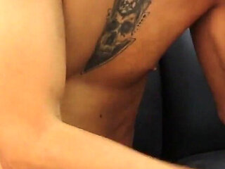 I Was Exercising and My Latina Stepsister Sucked My Cock and I Thrust My Cock Into Her Vagina