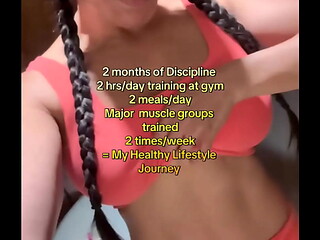 2 months of discipline 2 hrs/day of training at gym2 meals/dayMajor muscle  groups trained 2 times/week=My Health ...