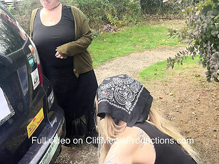 Queer Mechanic Squirts Hard Using Hitachi Magic Wand - Lesbian & Bisexual Orgy in HD