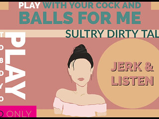AUDIO ONLY - Just turned 18 and she wants to play with your cock and balls