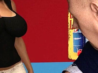 Project Hot Wife - Sofa unexpected blowjob (13)