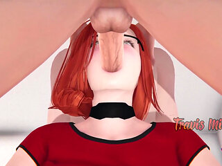 Redhead Beauty Takes Double Penetration Like a Pro!