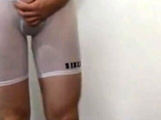 Twink's Webcam See-Through Mesh Cum Show