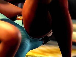 Fucking the Classic Lara Croft Upside Down - Tomb Raider Parody