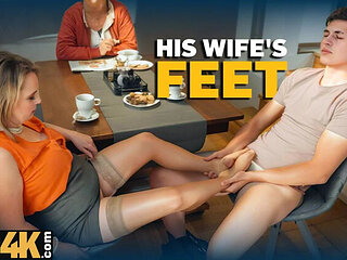 Shame4K: Neighbor MILF Rita Pussy's Amateur Footjob Makes Cock Hard in Czech HD