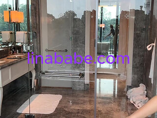 Shower Explicit Asian Girl Wears Thongs While Twerking Solo