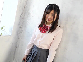 Asian girl plays with herself in this solo video