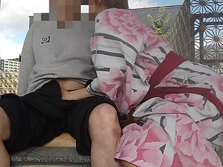 Hot Spring Trip, Foot Bath, Fellatio