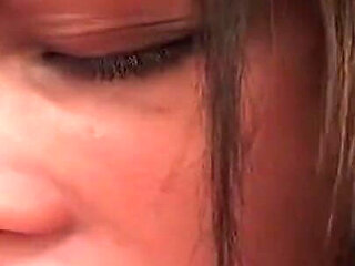 Slim Brunette Babe in Wild Threesome Fuck Fest