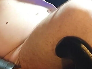 The Slave Gets a Thick Bag with 500ml Saline Solution - Part 1/4