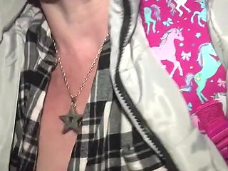 Got My Tits Out to Try and Cool Down Whilst Walking at Night