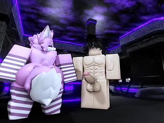 Rough sex with a furry in roblox :P