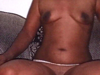 Phat Ass African Girl Pleasing Herself