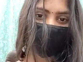 Girlfriend Shows And Presses Her Boobs On Video Call