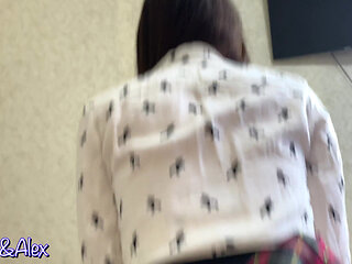 A College Girl Seduced a Math Teacher. Sex Close-up