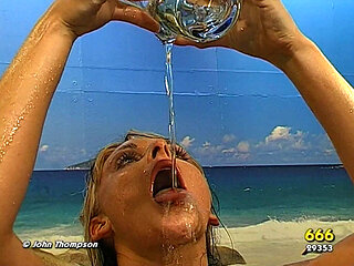 Ggg John Thompson - Wet Blonde Slut Craves Golden Shower Piss Play