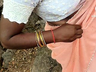 Getting it from behind in the jungle with a sexy ass and big tits