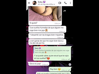 Hot WhatsApp Conversation With My Girlfriend&#039;s Ends In Happy Ending - Nati Sweet - Natasha Caseros