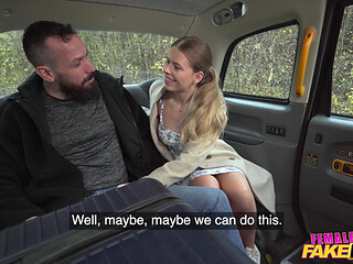 I give the Groom a Pre Stag Party Fucking - Female Fake Taxi