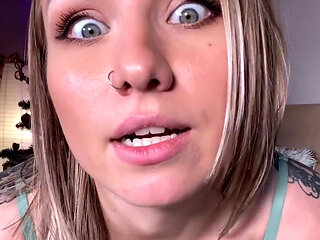 After broadcasting, oh yes, I love it! Real cum dildo and Domi