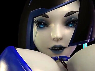 Demi Rides Cowgirl Until She Gets a Cum Fountain - Subverse Parody