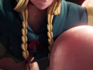 Marcille Donato and Falin Touden Fucks Laios Touden in a Threesome Dungeon Meshi Hentai 3D Animation