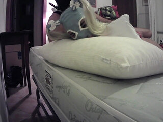 Laura is tied up on stunning silver heels, 15 minutes throat fucked and pussy fucked