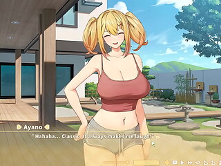 Summer Clover [ HAREM HENTAI GAME ] Ep.11 BDSM session and FOOTJOB !