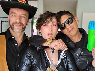 Ahanu Reed- Detective Reed DV Threesome