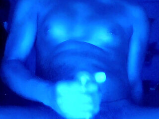 BBC jerks off huge cock ending with gushing semen