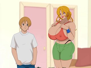 Anime porn, redhead big tits, hotwife