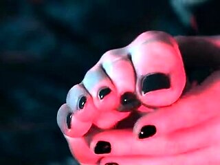 Hot amateur european foot and pantyhose fetish