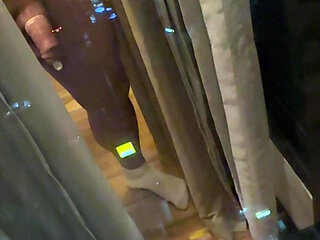 Pissing in a condom on my room with a view