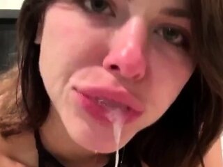 Jessy funny amateur teen brunette toying