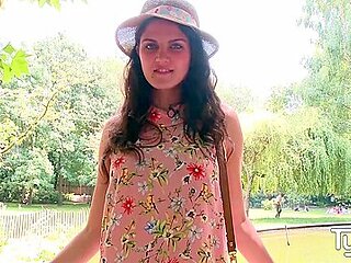 23 Year Old Cheeky Teen 18+ Francesca Dicaprio Having Hard Anal Sex