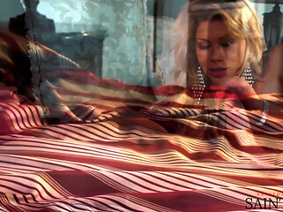 Blonde with Big Tits Gets a Creampie Inside Her Hairless Pussy