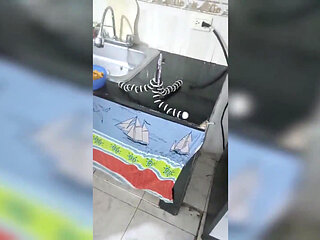 18 year old brunette big saggy tits from New York United States fucking her stepbrother's big dick left