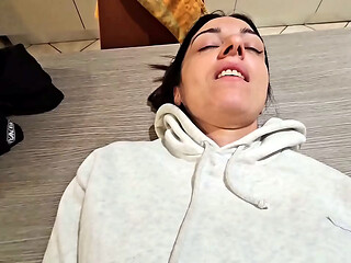 disconsolate wife fucked on the kitchen table. Full video on my Red Page.