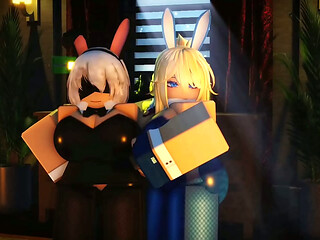 2B And Samus Aran get dicked down by BBC
