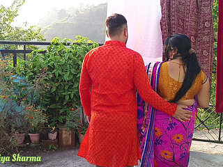 Indian Desi Big Boobs Mother In Law fucked By Damad in the Hills openly outdoors Sex