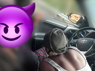 Cars Pass by While She Suck My Dick