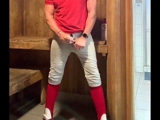 Alpha Jock fun in the sauna with JockDad87 part 8